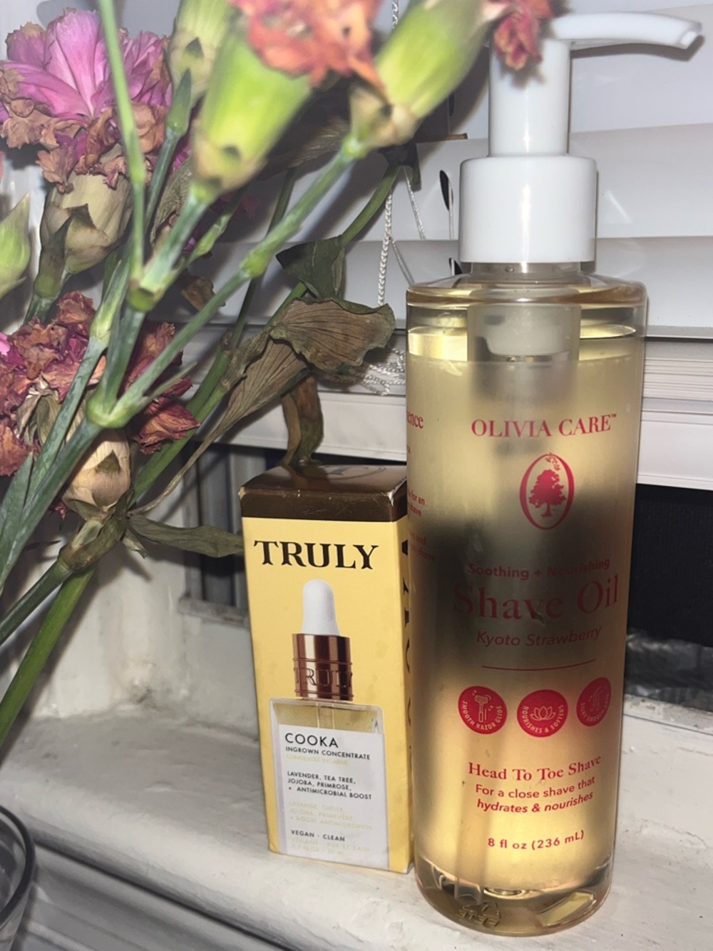 Truly Beauty Cooka Concentrate & Olivia Care Kyoto Strawberry Shave Oil Bundle 🪒